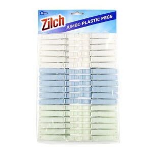 Household Essentials |   Jumbo Plastic Pegs 36 Pack Home & Living Household Essentials