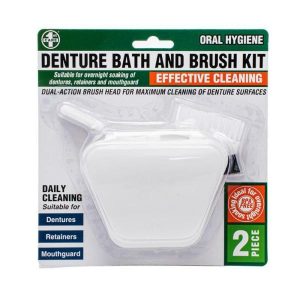 Personal Care |   Denture Bath & Brush Kit Health & Beauty Personal Care