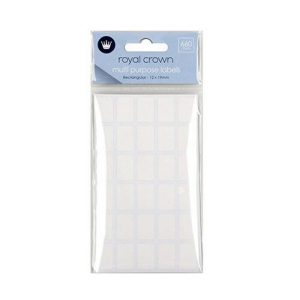 Stationery |   Rectangle White Labels Multi Purpose 12x19mm 660 Pack Office Supplies Stationery