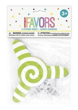 Party Favors |   4 Flying Discs Party & Toys Party Favors